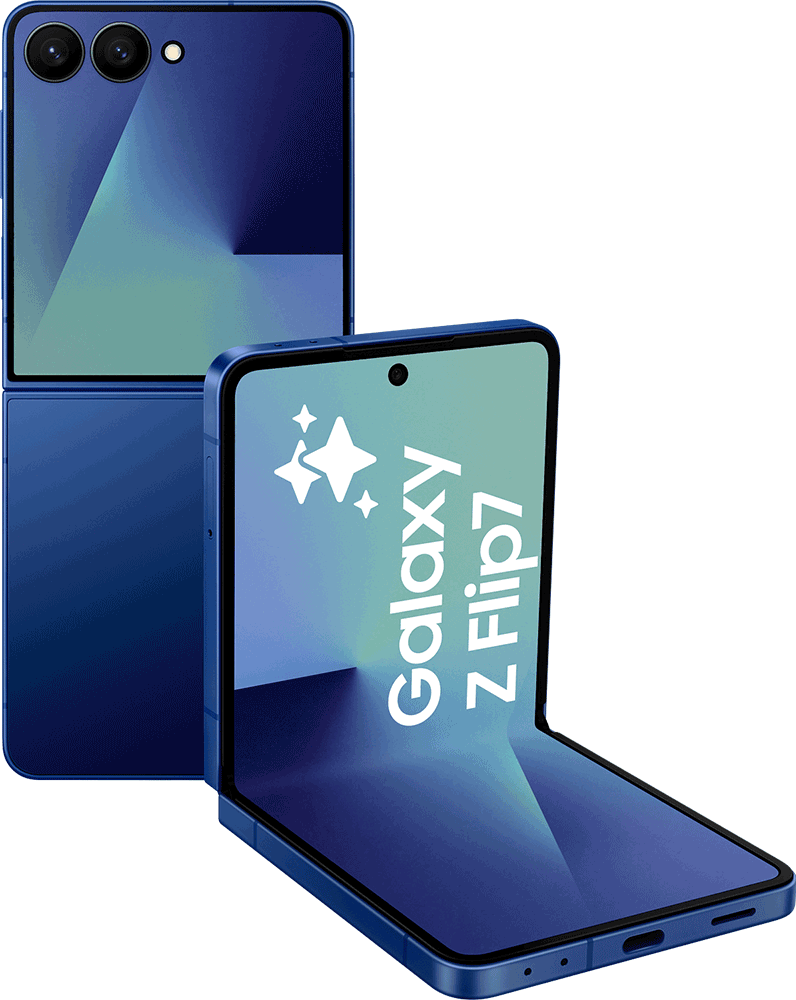 Samsung Galaxy Z Flip7 Blue combo