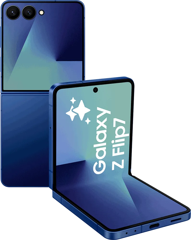 Samsung Galaxy Z Flip7 Blue combo