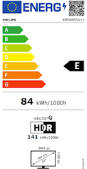 Philips 65 tuumainen PUS8550 4K Ambilight QLED TV