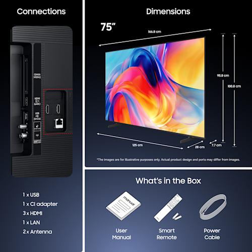 Samsung M72H 75 tuumainen 4K Mini LED TV (2026)