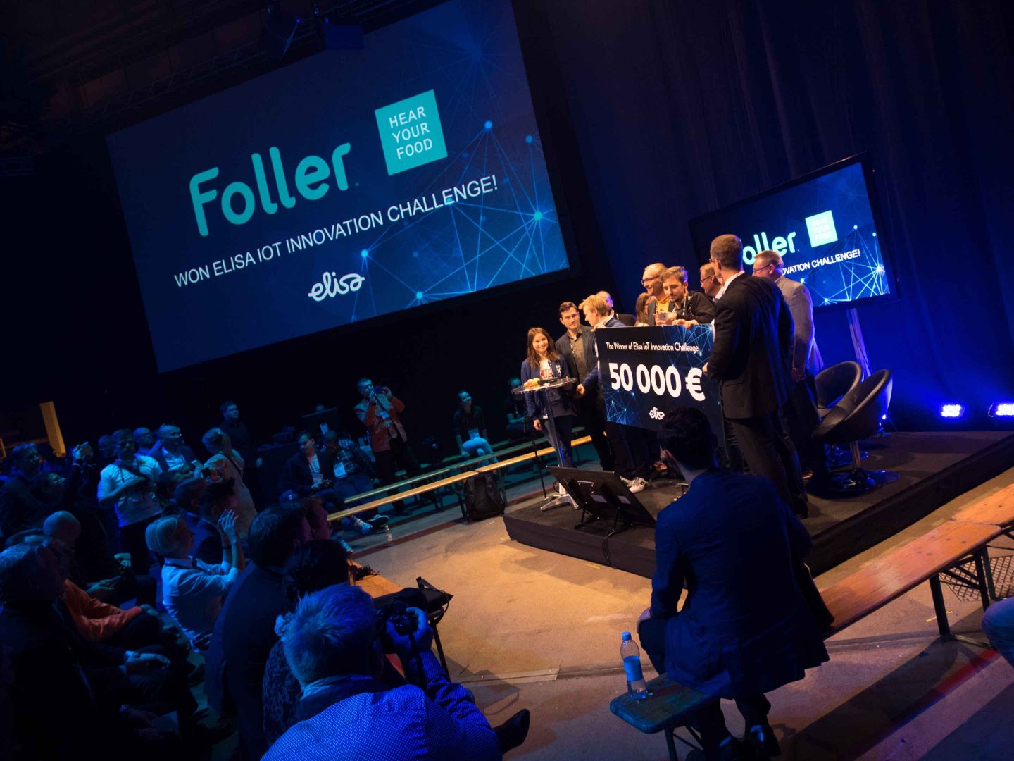 Ruuan hävikkiä vähentävä Foller voitti Elisan IoT-kilpailun