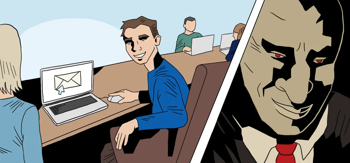 Haittaohjelmatartunta sähköpostitse