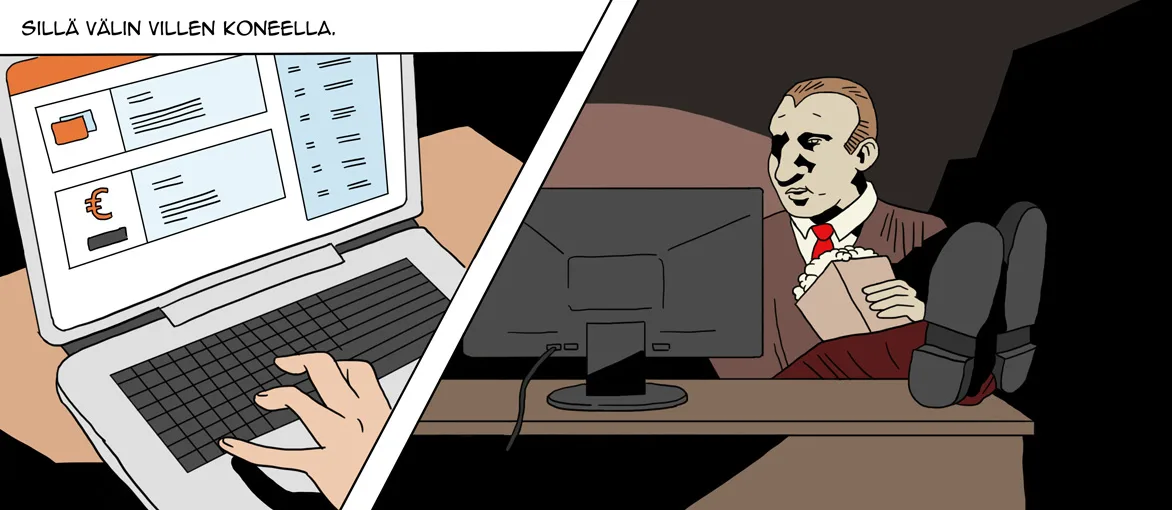 Tietomurto käynnissä