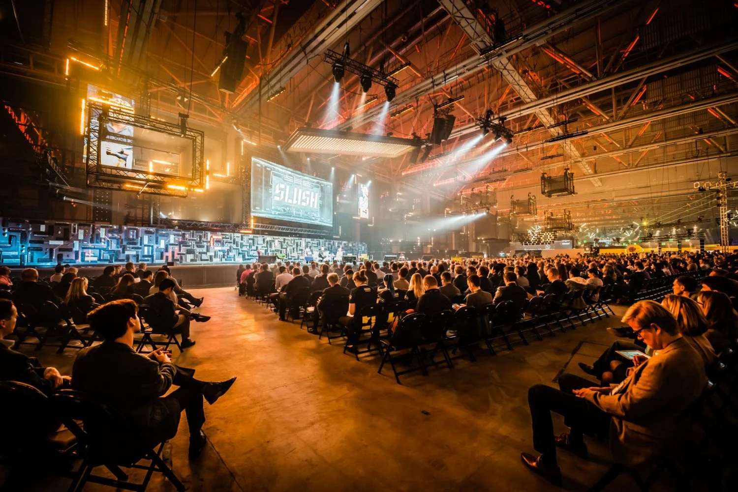 Slush yleisöä