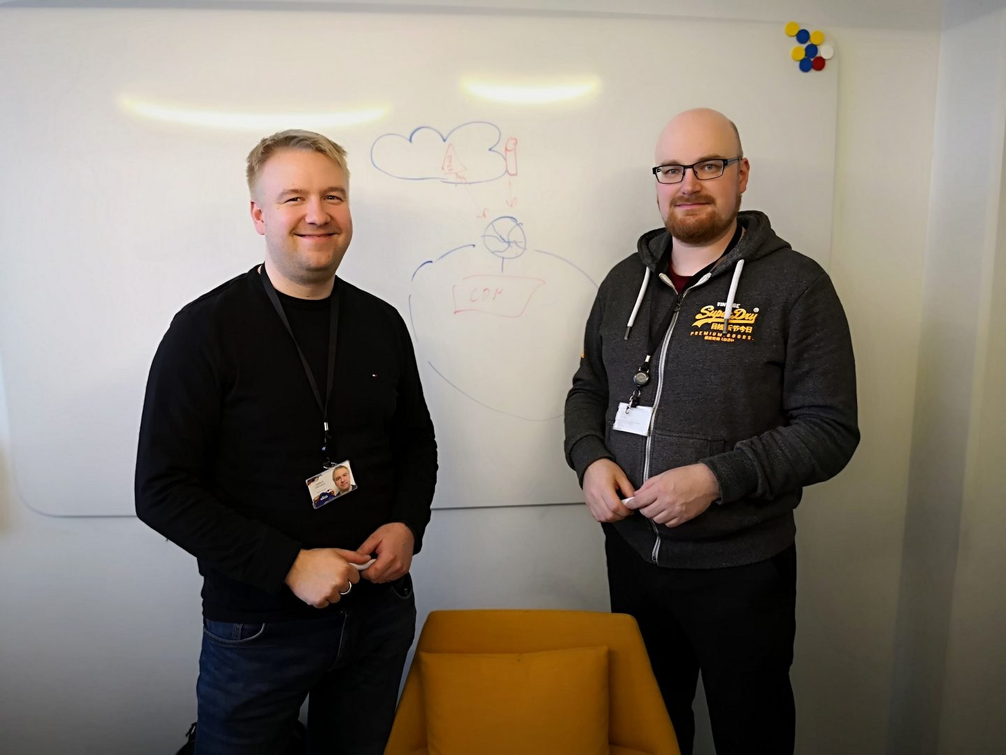 Elisan ICT-asiantuntijat Markus Lintuala ja Mika Vilpo