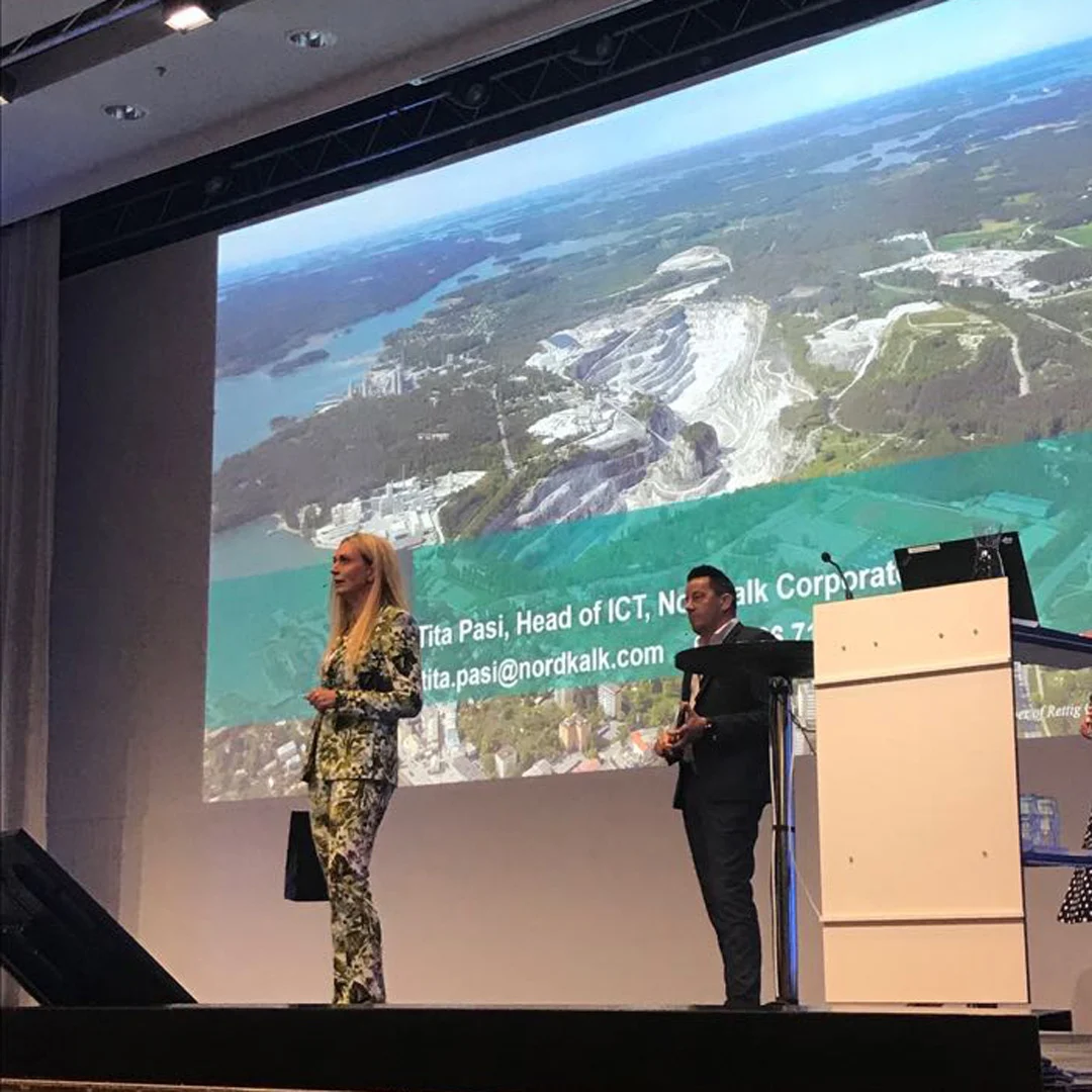 Nordkalkin tietohalllintojohtaja Tita Nurmi