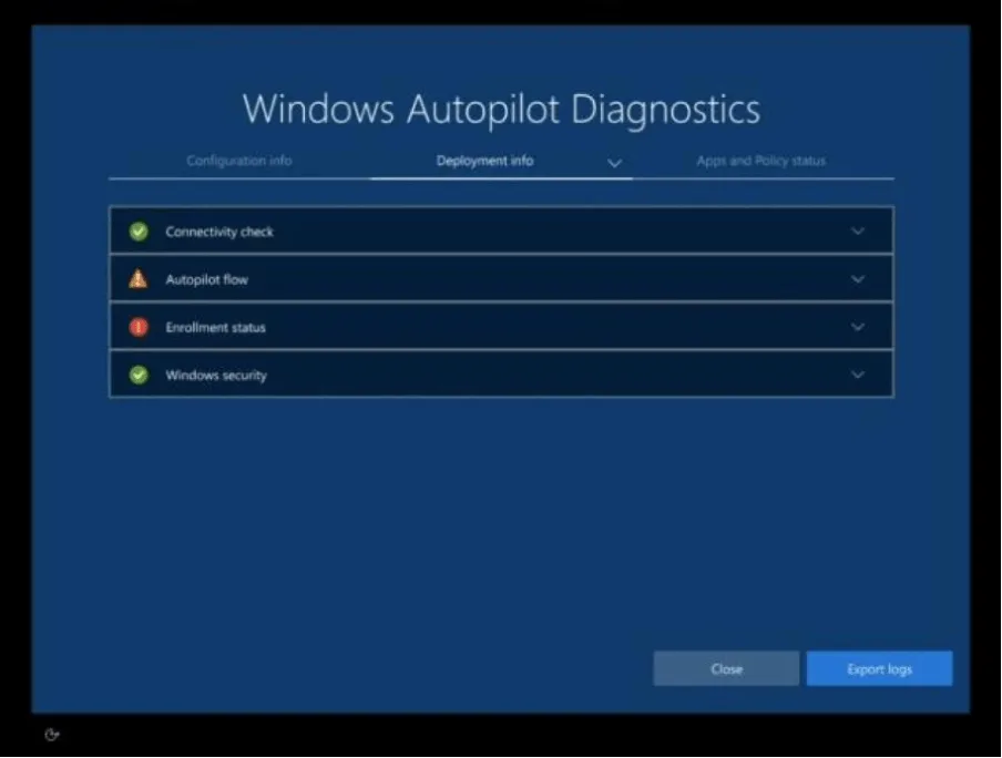 Windows Autopilot Diagnostics