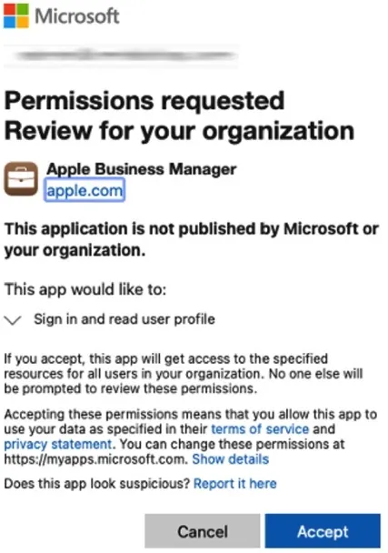 Permissions esimerkki