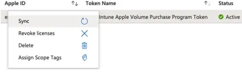 Sovelluksien synkronointi MDM-hallintaan