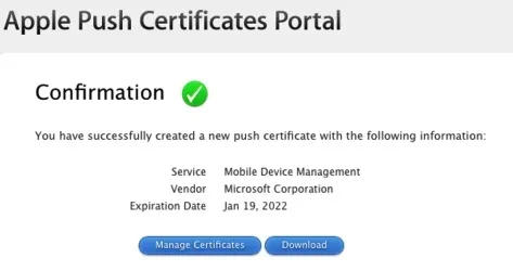 Apple Push-sertifikaatit 3
