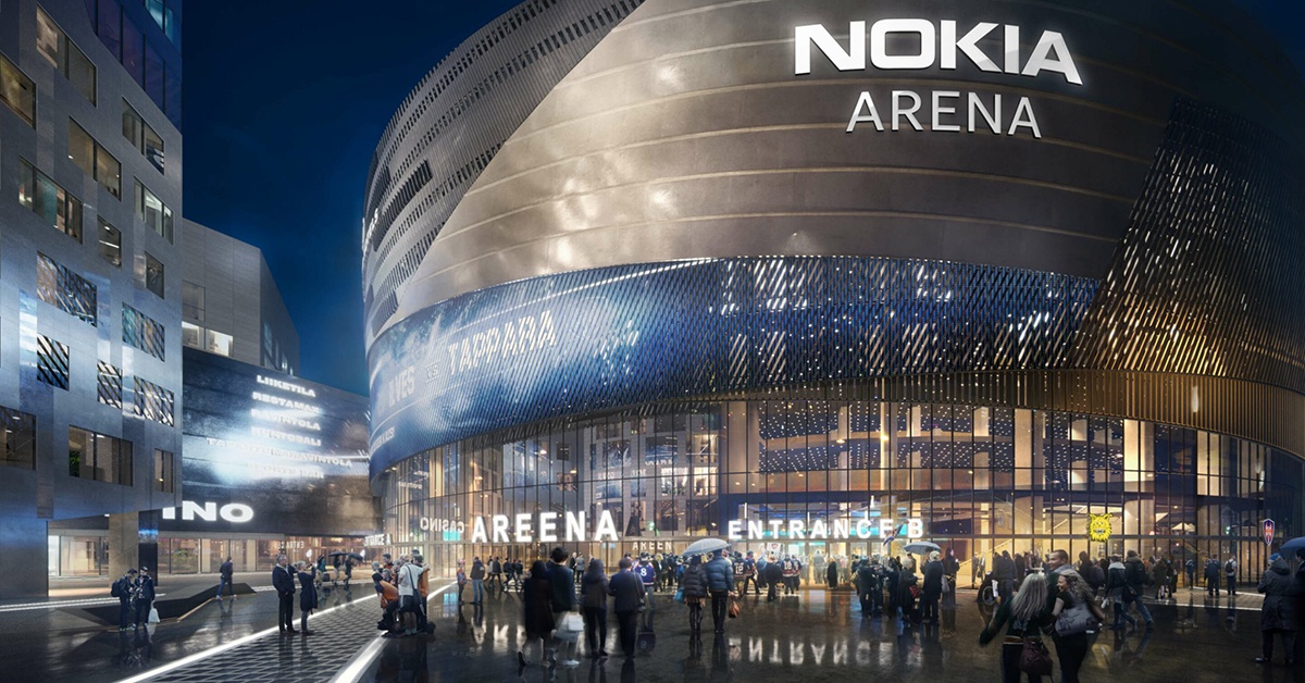 Nopea langaton verkko on Nokia Arenan toiminnan kivijalka