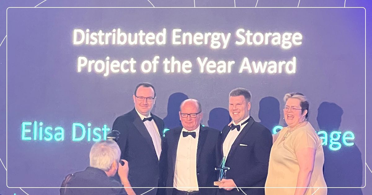 Vuoden Energian Varastointi -palkinto.